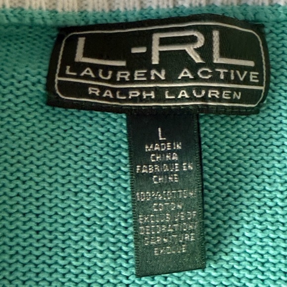 Vintage Lauren Ralph Lauren Active Cardigan Crest - Picture 8 of 11